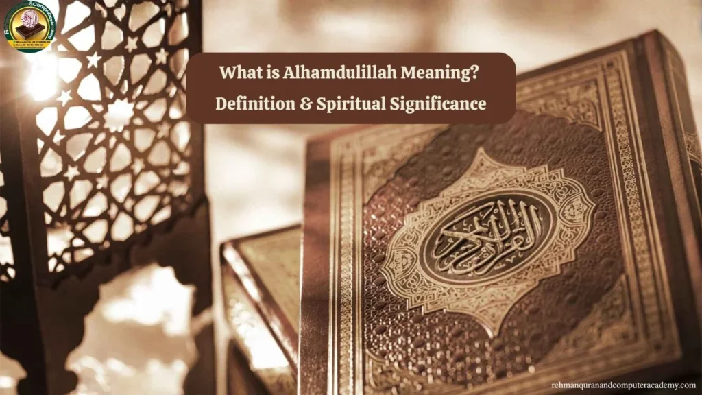 What is Alhamdulillah Meaning Definition & Spiritual Significance