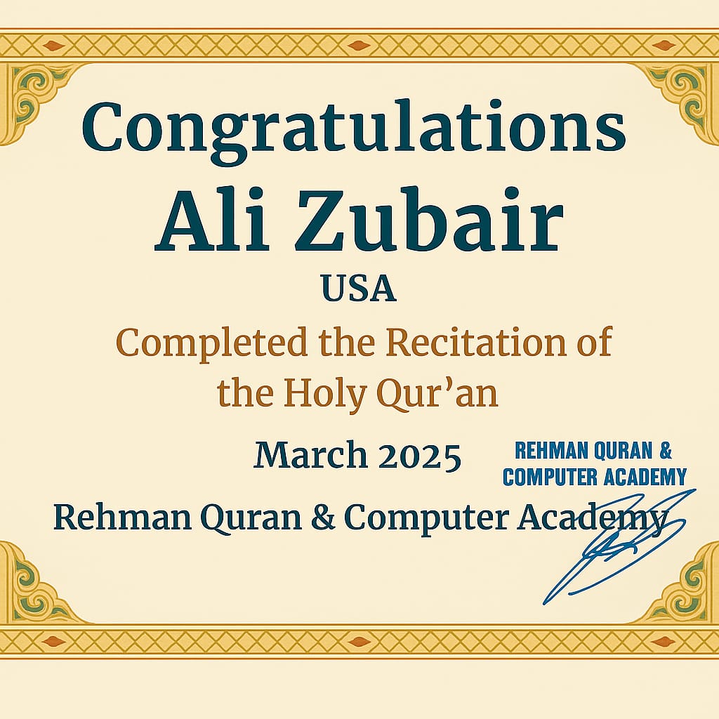 a certificate of appreciation