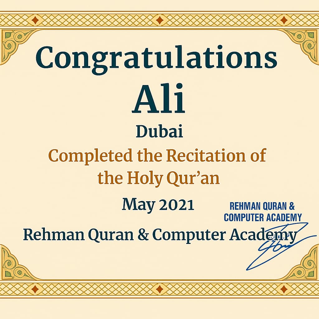 a certificate of congratulations